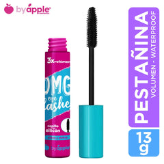 Pestañina Omg Eye Lashes Eleva y Difine Cepillo Silicona Delgado - By Apple T.Az