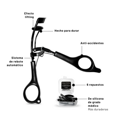 ESPECTAÑAS | Encrespador Profesional Para Pestañas Con Repuestos