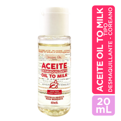 Mini Aceite Desmaquillante Doble Limpieza Oil To Milk 20ml Dream On Cosmetics DRM18