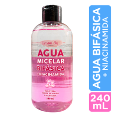 Agua Micelar Bifasica Desmaquillante Niacinamida 240 mL Dream On Cosmetics DRM21
